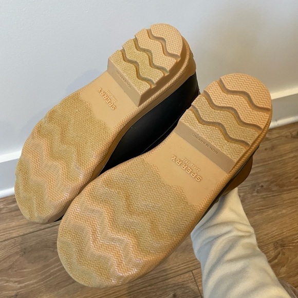 Sperry Kid Port Boot Rain Boot Duck Boot Tan and Brown Size 3 NWOB - Picture 3 of 5